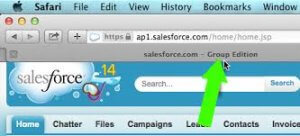 What Version of Salesforce Do I Have Using Safari